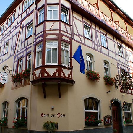 Hotel Zur Post Bacharach Bagian luar foto
